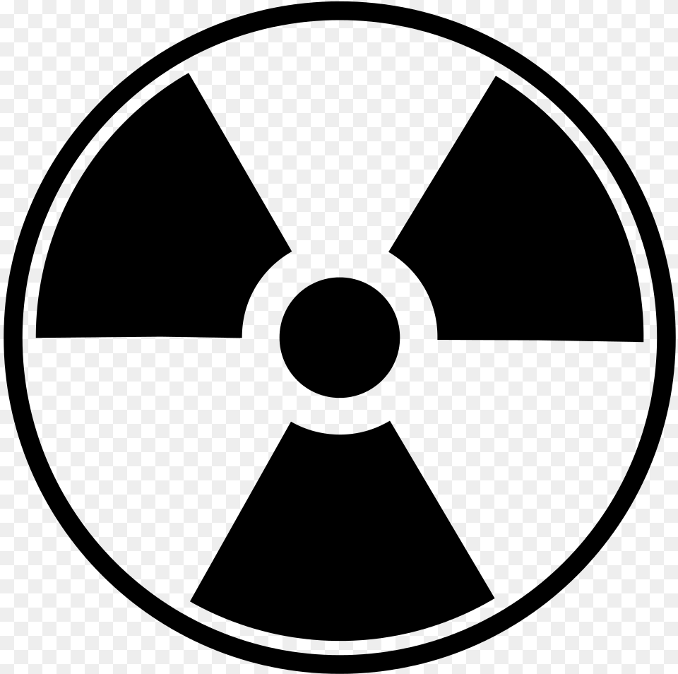 Nuclear Sign, Gray Free Png Download