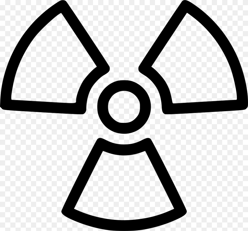 Nuclear Symbol White Radiation Icon, Recycling Symbol, Device, Grass, Lawn Png Image