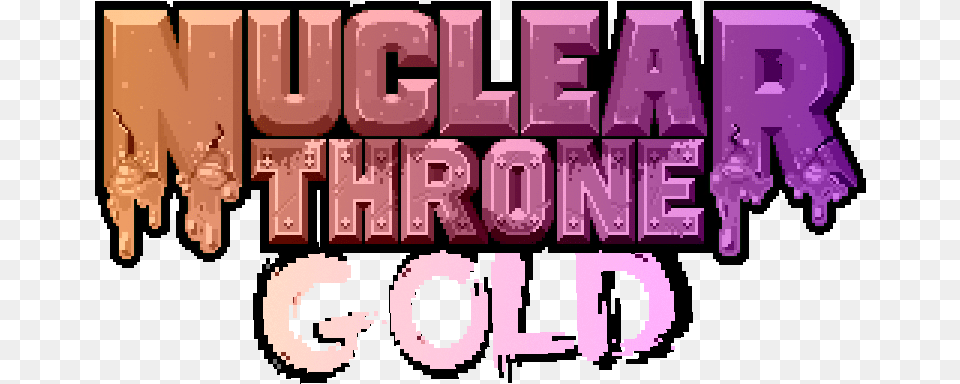 Nuclear Throne Gold Graphic Design, Purple, People, Person, Art Png