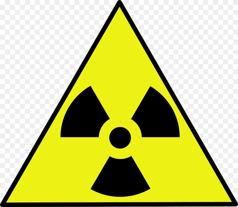 Nuclear Warning Sign, Triangle, Symbol, Aircraft, Airplane Free Png Download