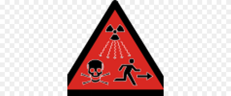 Nuclear Waste Radiation Symbol, Triangle, Dynamite, Weapon, Sign Png
