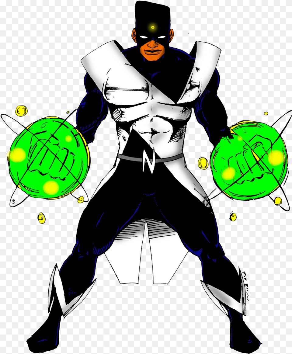 Nucleus Superhero Clipart Download Cartoon, Adult, Male, Man, Person Png