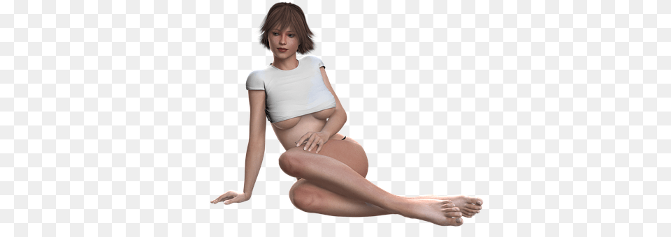 Nude Sitting, Person, Adult, Woman Free Png