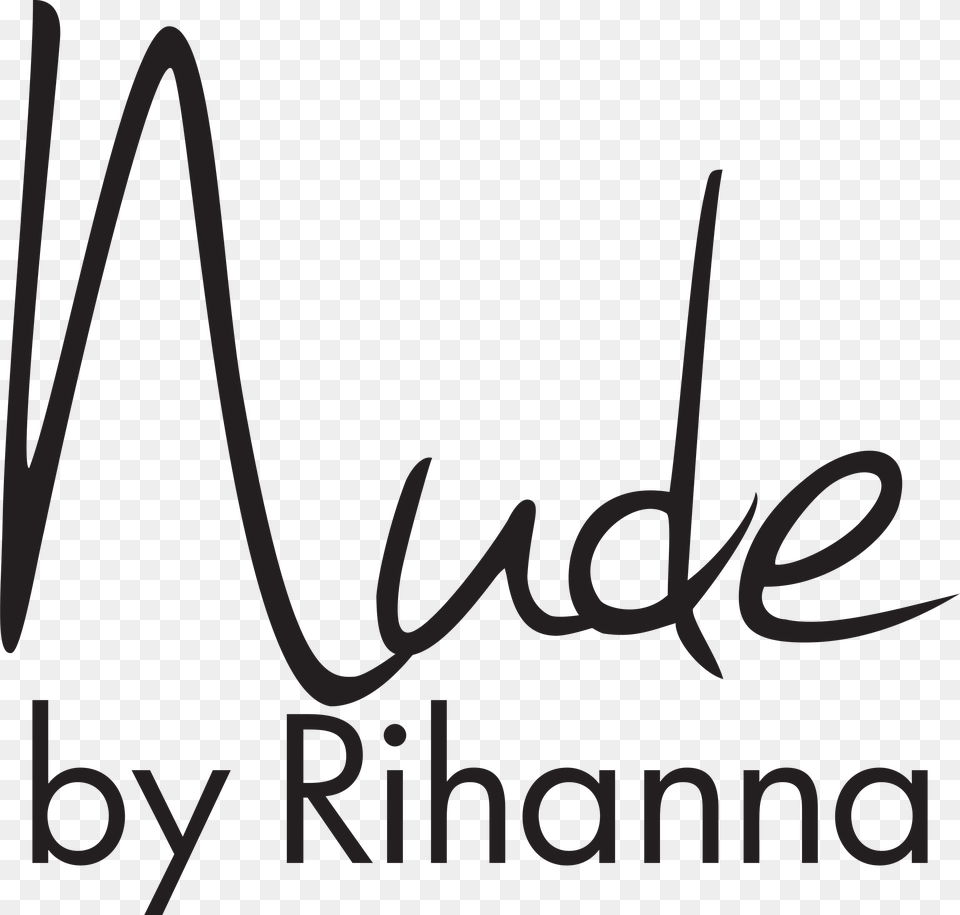 Nude Rihanna Perfume Logo, Handwriting, Text Free Png Download