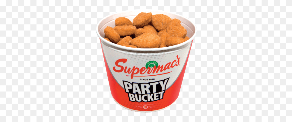 Nuggets Bucket, Food, Fried Chicken, Ketchup Png