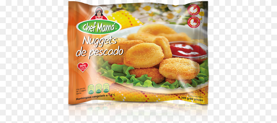 Nuggets De Pescado Peru, Food, Fried Chicken, Ketchup, Burger Png Image