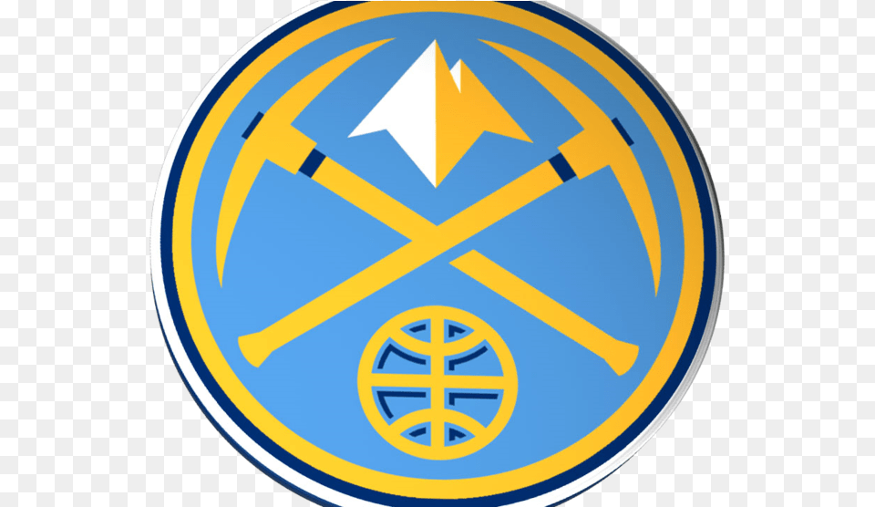 Nuggets Sign Guard Monte Morris To Multiyear Deal Denver Nuggets Wood Logo, Badge, Symbol, Emblem Free Transparent Png