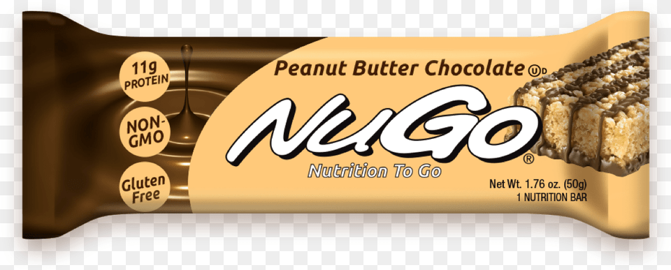 Nugo Peanut Butter Chocolate Bars, Food, Sweets, Snack, Smoke Pipe Png Image