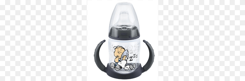 Nuk First Choice Peanuts Silicone Sleeve Training Bottle Baby Bottle, Smoke Pipe Png