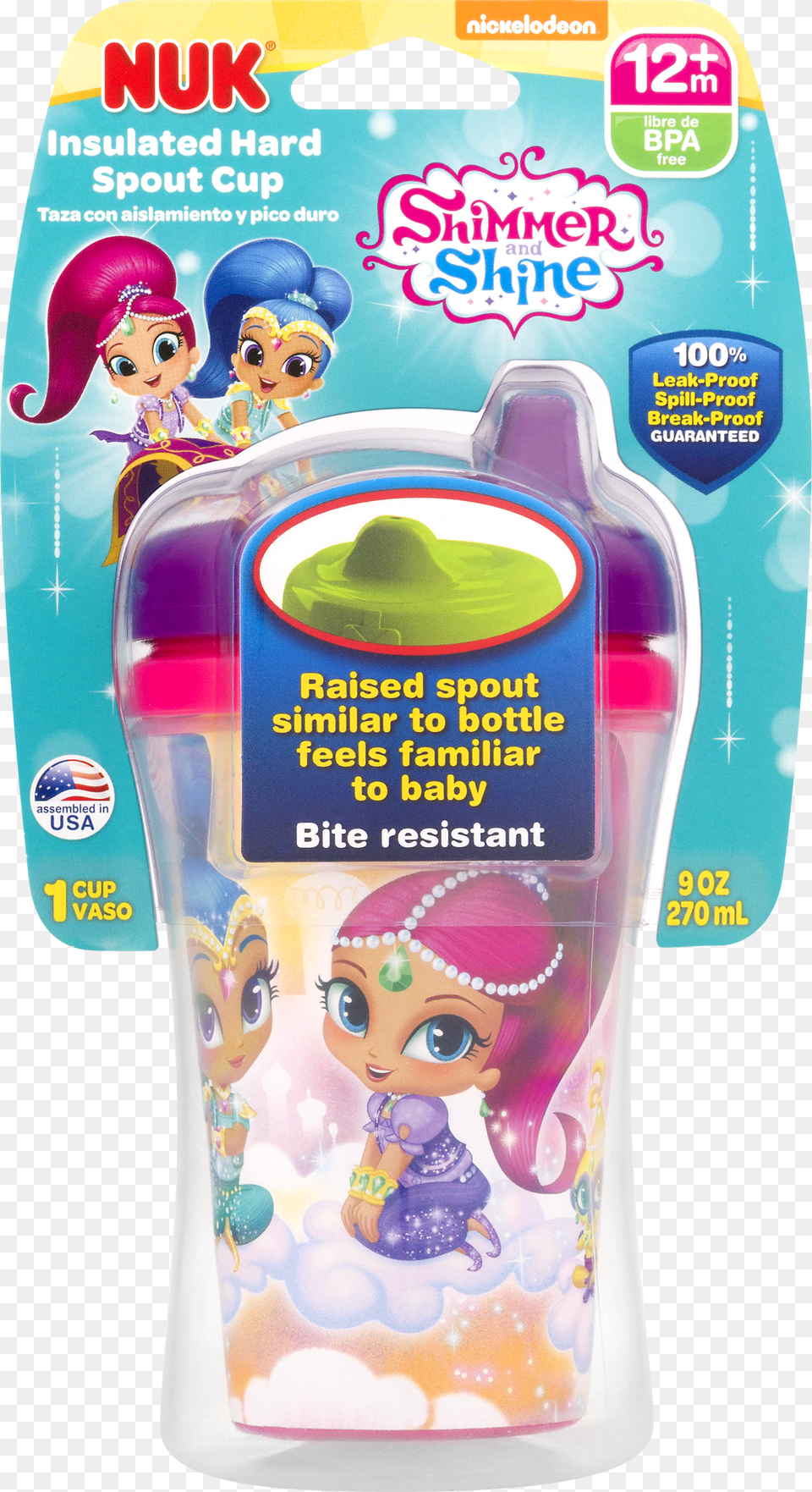 Nuk Nickelodeon Shimmer And Shine Cup, Doll, Toy, Face, Head Free Png