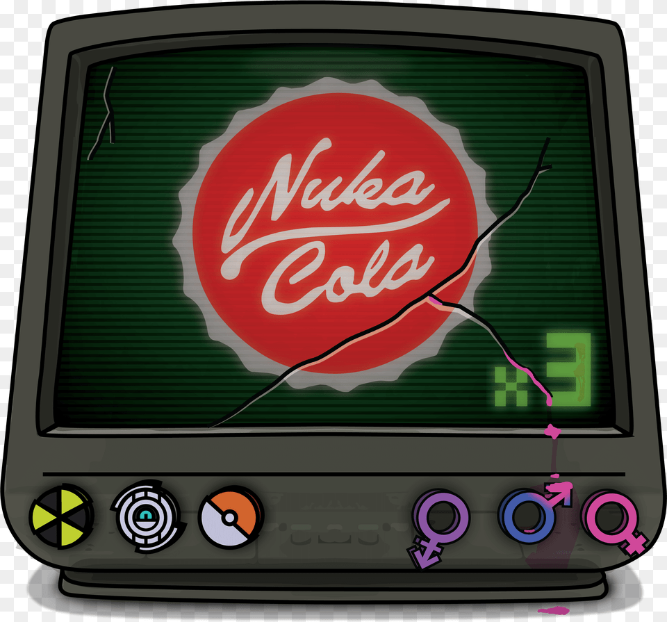 Nuka Cola, Computer Hardware, Electronics, Hardware, Monitor Free Transparent Png