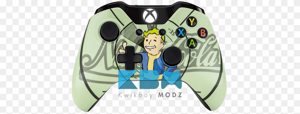 Nuka Cola Custom Xbox One Controller Kwikboy Modz, Electronics, Face, Head, Person Free Png