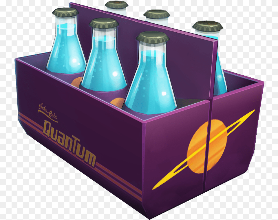 Nuka Cola Quantum Fallout Shelter, Bottle, Beverage, Pop Bottle, Soda Free Transparent Png