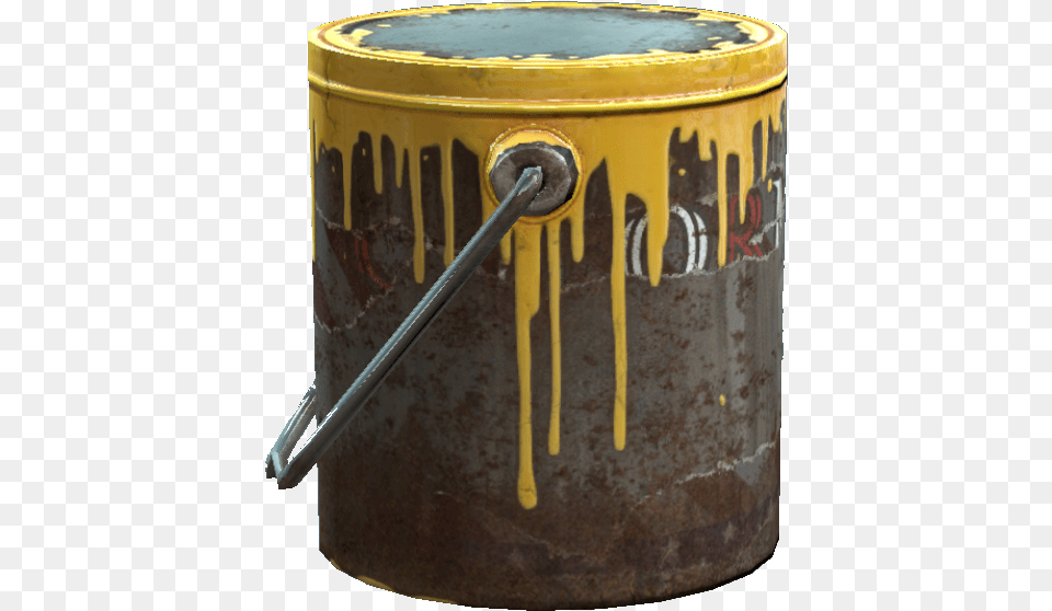 Nukapedia The Vault Can Of Yellow Paint, Drum, Musical Instrument, Percussion Png Image