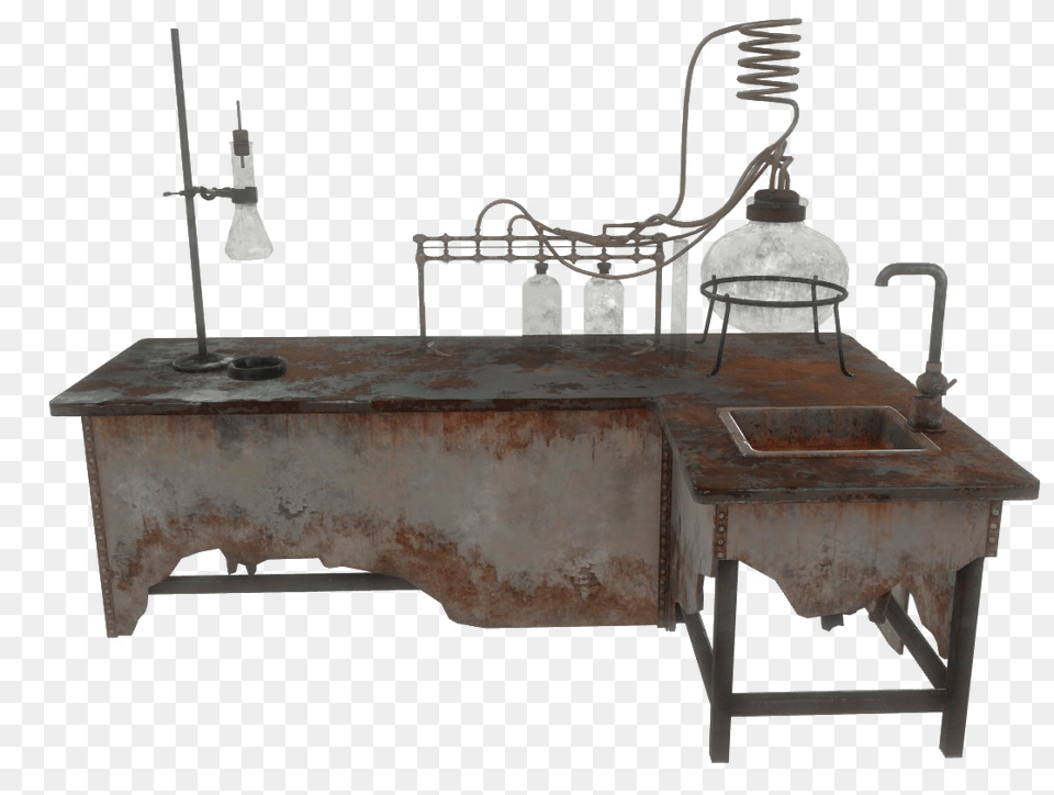 Nukapedia The Vault Fallout 4 Chemistry Station, Machine, Desk, Furniture, Table Free Png