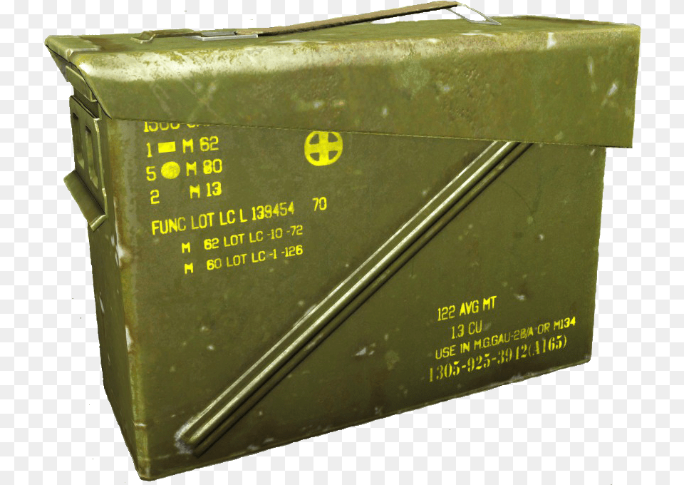 Nukapedia The Vault Fallout 76 Ammo, Box, Crate, Weapon Png Image