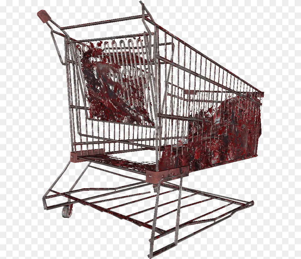 Nukapedia The Vault Fallout Mutant Shopping Cart, Furniture, Crib, Infant Bed, Bed Png Image