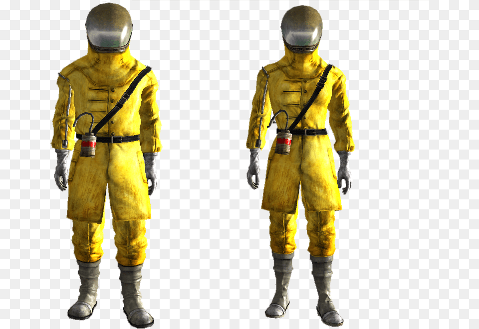 Nukapedia The Vault Fallout New Vegas Radiation Suit, Hardhat, Clothing, Coat, Helmet Png Image