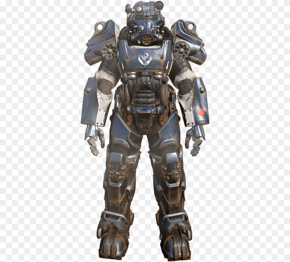 Nukapedia The Vault T 60 Bos Knight Paint Fallout, Robot, Person, Armor Free Transparent Png