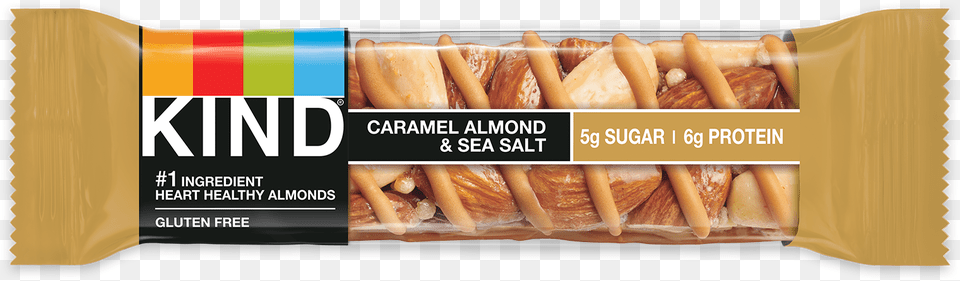 Null Kind Bar Caramel Almond Sea Salt, Food Png Image