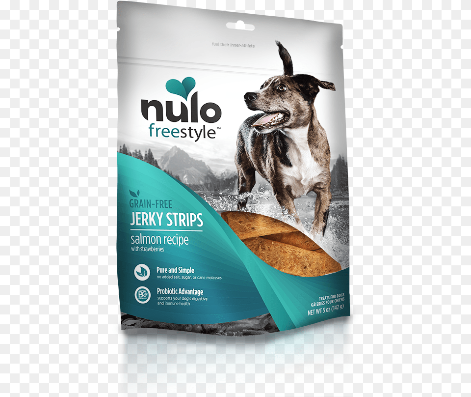 Nulo Freestyle Jerky Treats, Advertisement, Poster, Animal, Canine Png Image
