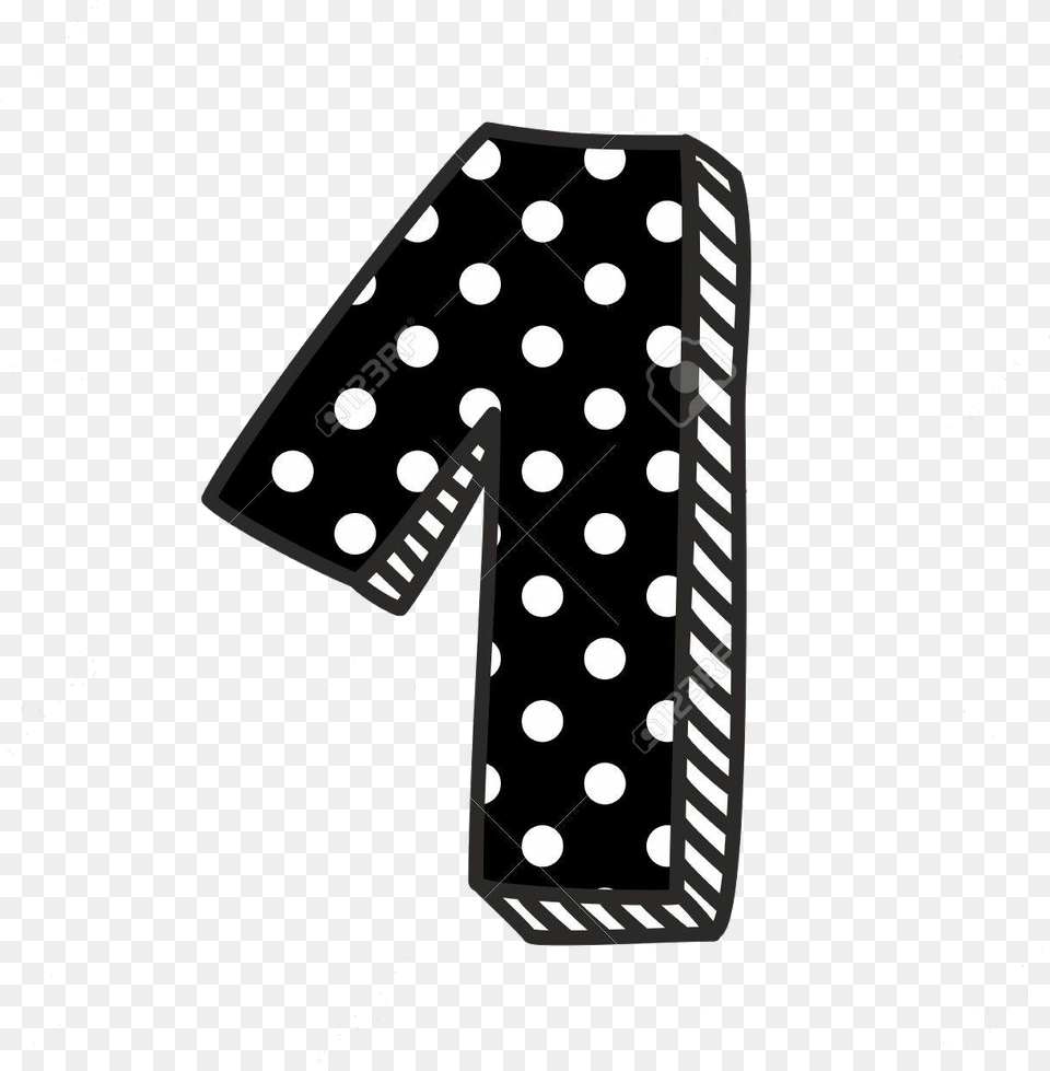 Number 1 Collection Of Clipart Black And White, Game, Domino Png