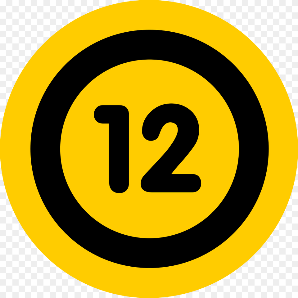 Number 12, Symbol, Text, Sign, Disk Png Image