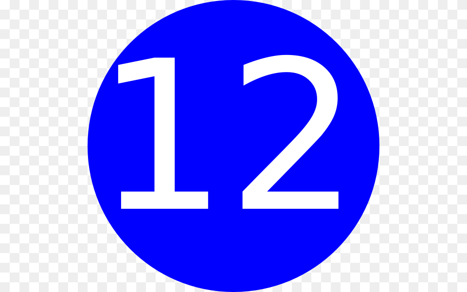 Number 12 Transparent Background, Symbol, Text, Sign, Disk Free Png Download