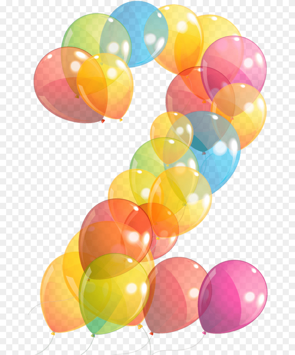 Number 2 Balloon Free Transparent Png