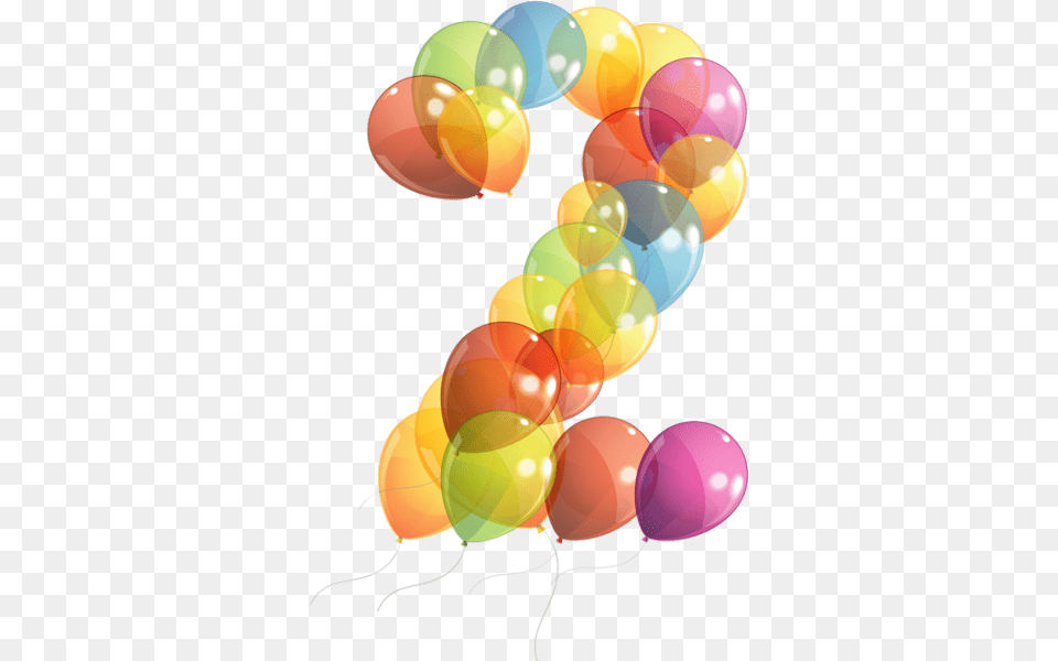 Number 2 Balloon Png