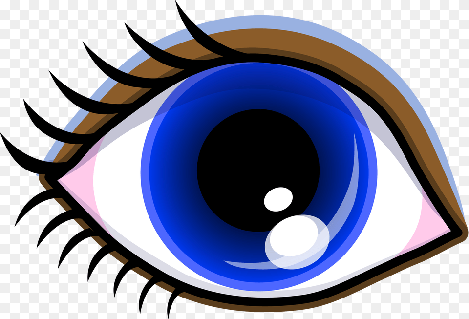 Number 2 Clipart Eye Cartoon Images Of Eye, Art, Graphics, Disk, Contact Lens Free Png