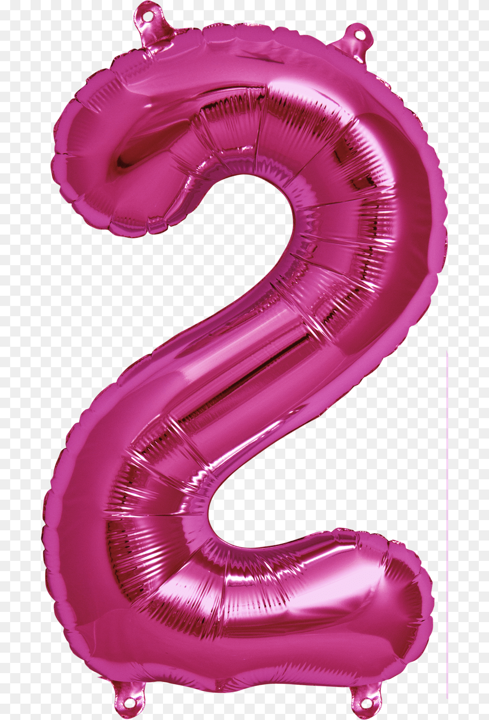 Number 2 Foil Balloon, Symbol, Text Free Png
