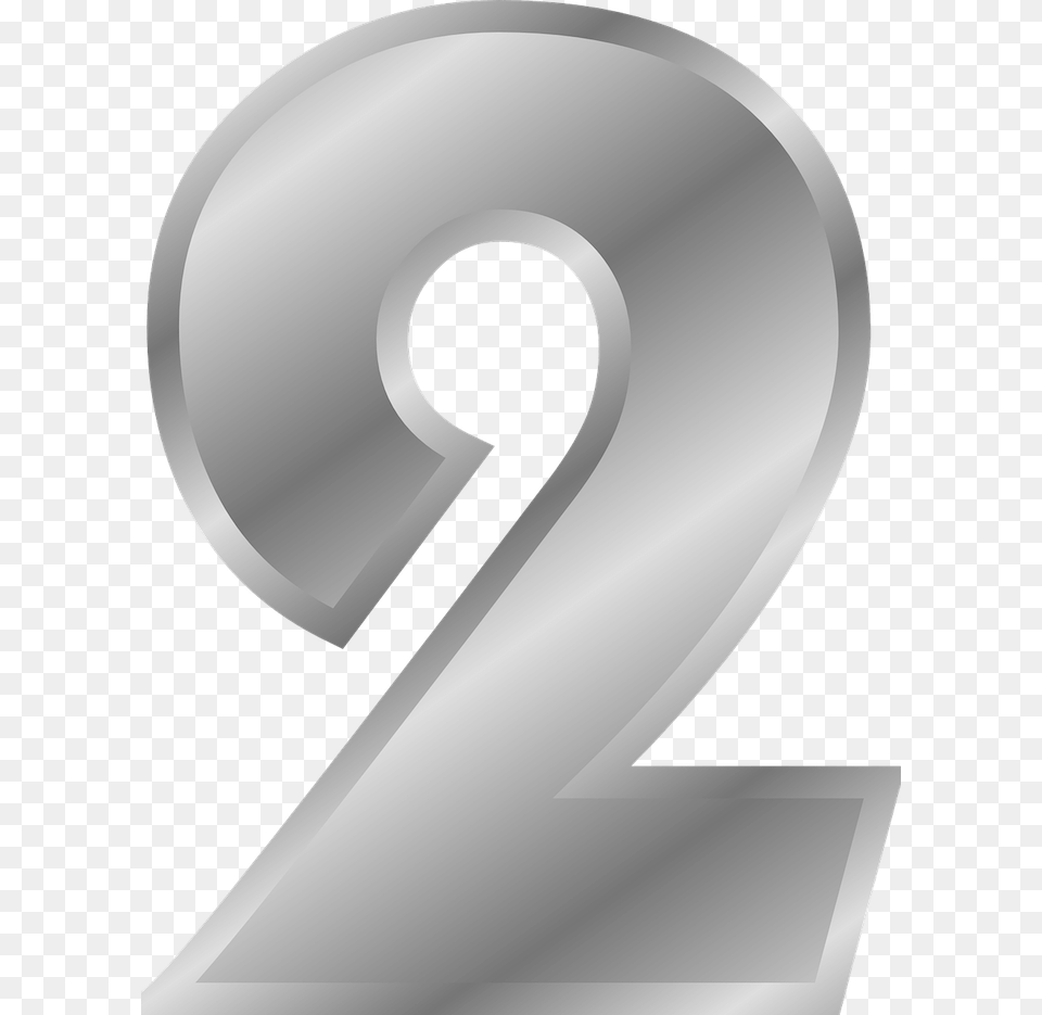 Number 2 Silver Number 2, Symbol, Text Png