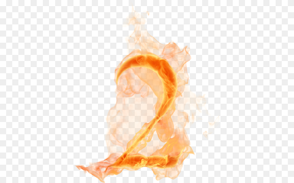 Number 2 Fire Burning Number, Flame, Adult, Bride, Female Free Transparent Png