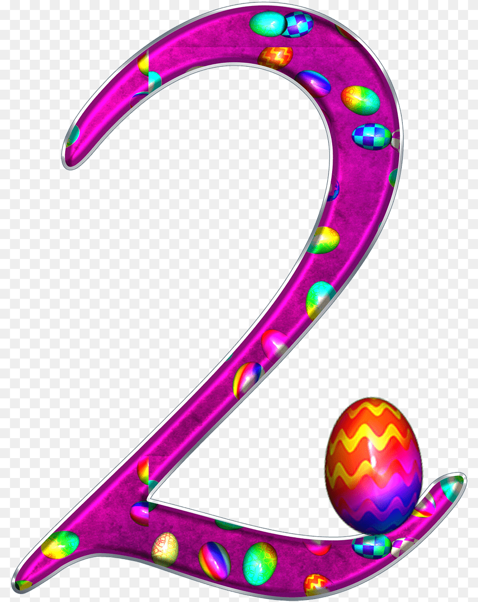 Number 2 Two Digit Background Easter Scrapbooking Easter Numbers, Text, Egg, Food Free Transparent Png