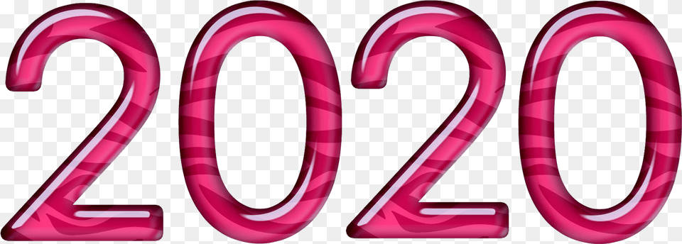 Number 2020 Transparent 2020 Transparent Background Pink, Symbol, Text Free Png