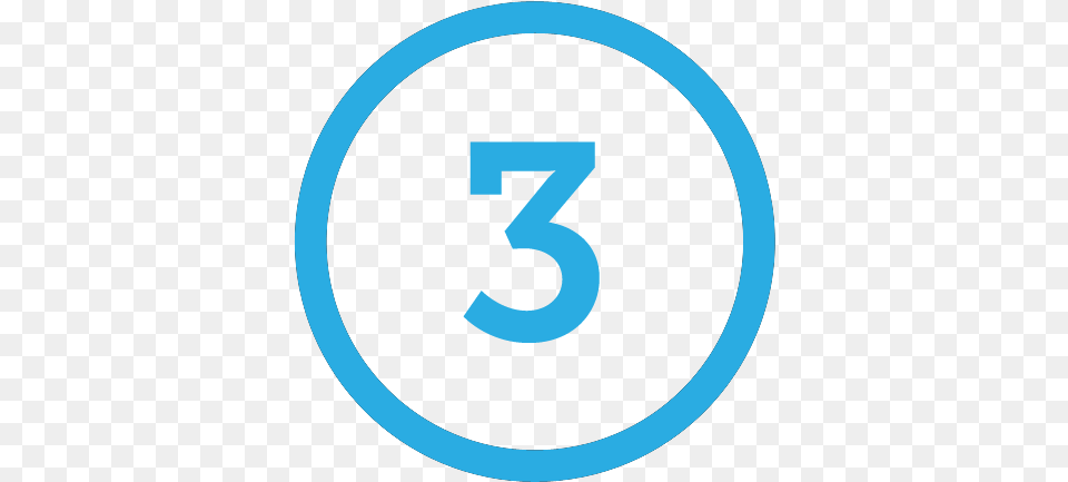 Number 3 Blue, Symbol, Text, Disk Png