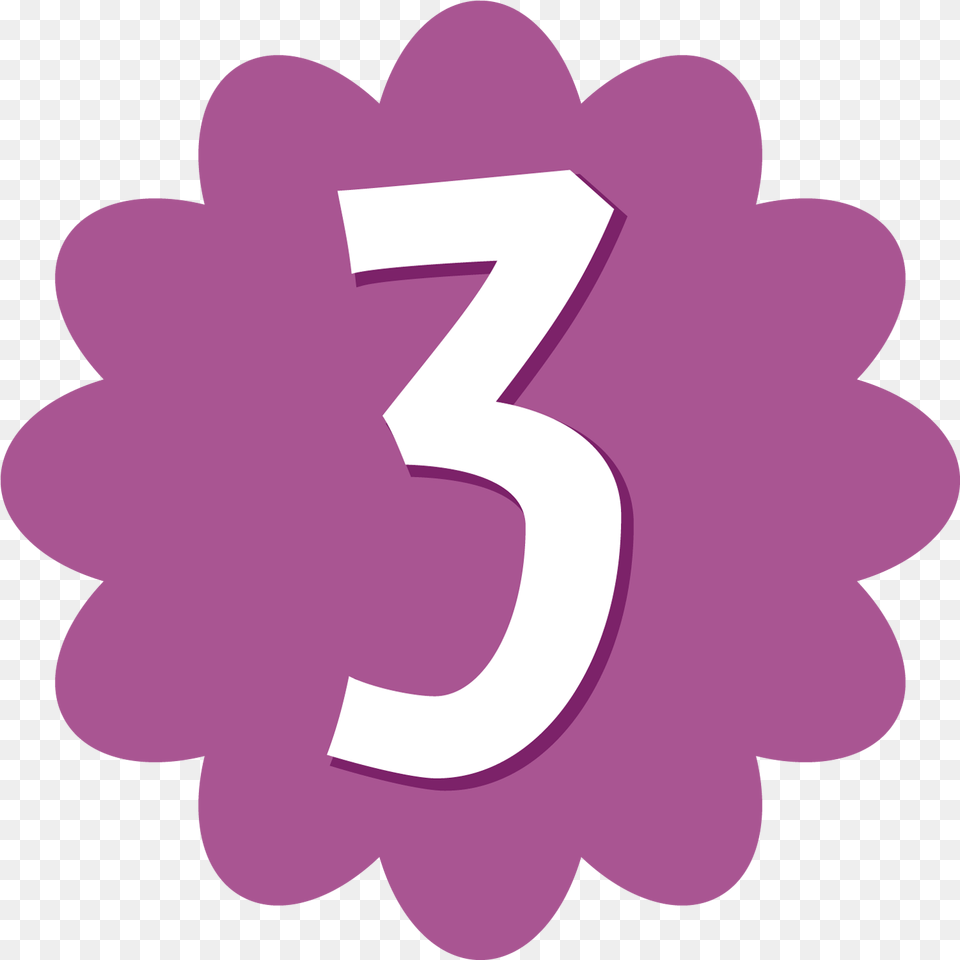 Number 3 Free Birthday Number 2 Pink, Symbol, Text, Nature, Outdoors Png Image