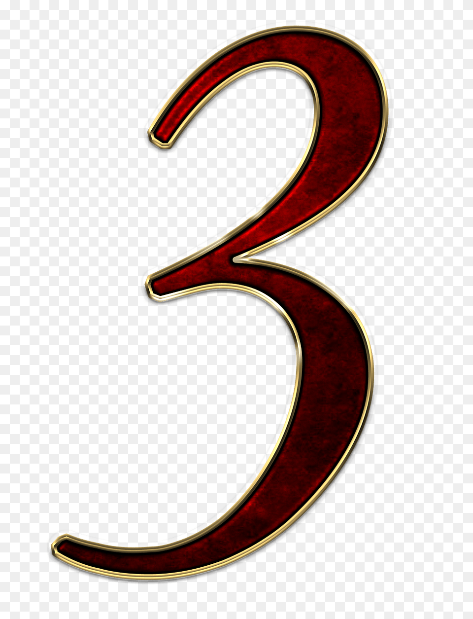 Number 3 Red, Symbol, Text, Smoke Pipe Free Transparent Png