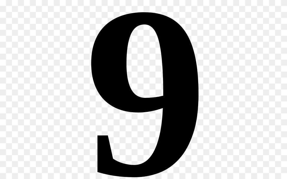 Number, Gray Free Png