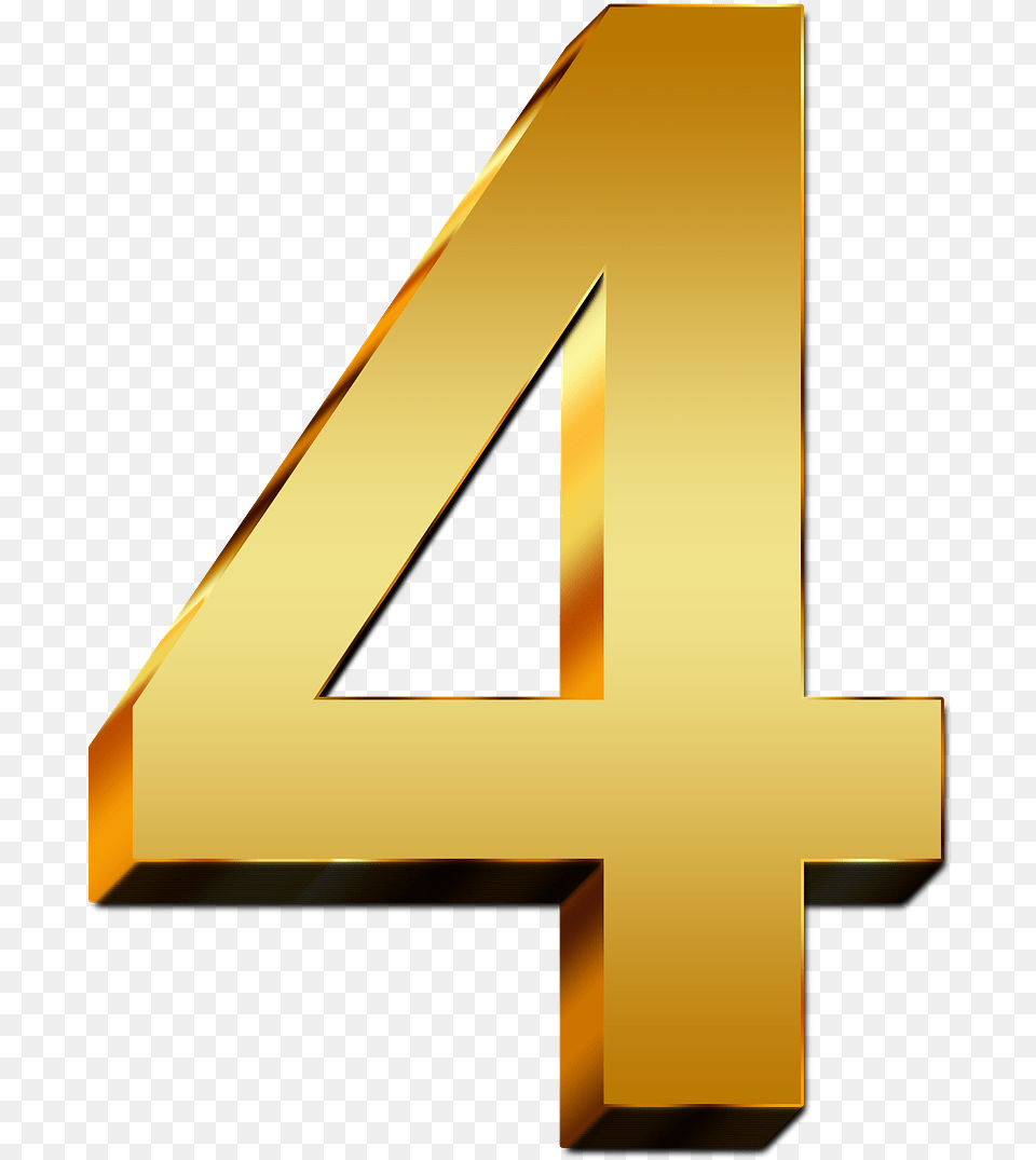 Number 4 Transparent, Symbol, Text, Triangle Png