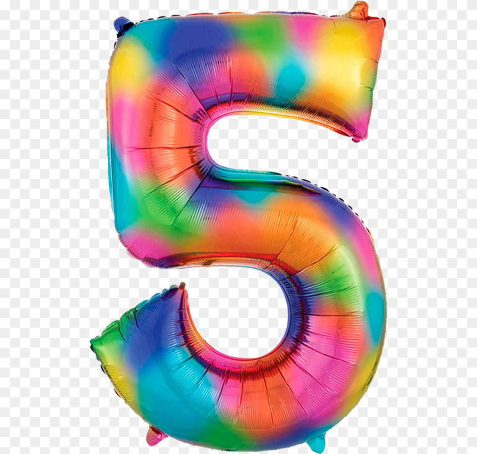 Number 5 Foil Balloon, Cushion, Home Decor, Text, Symbol Free Png Download