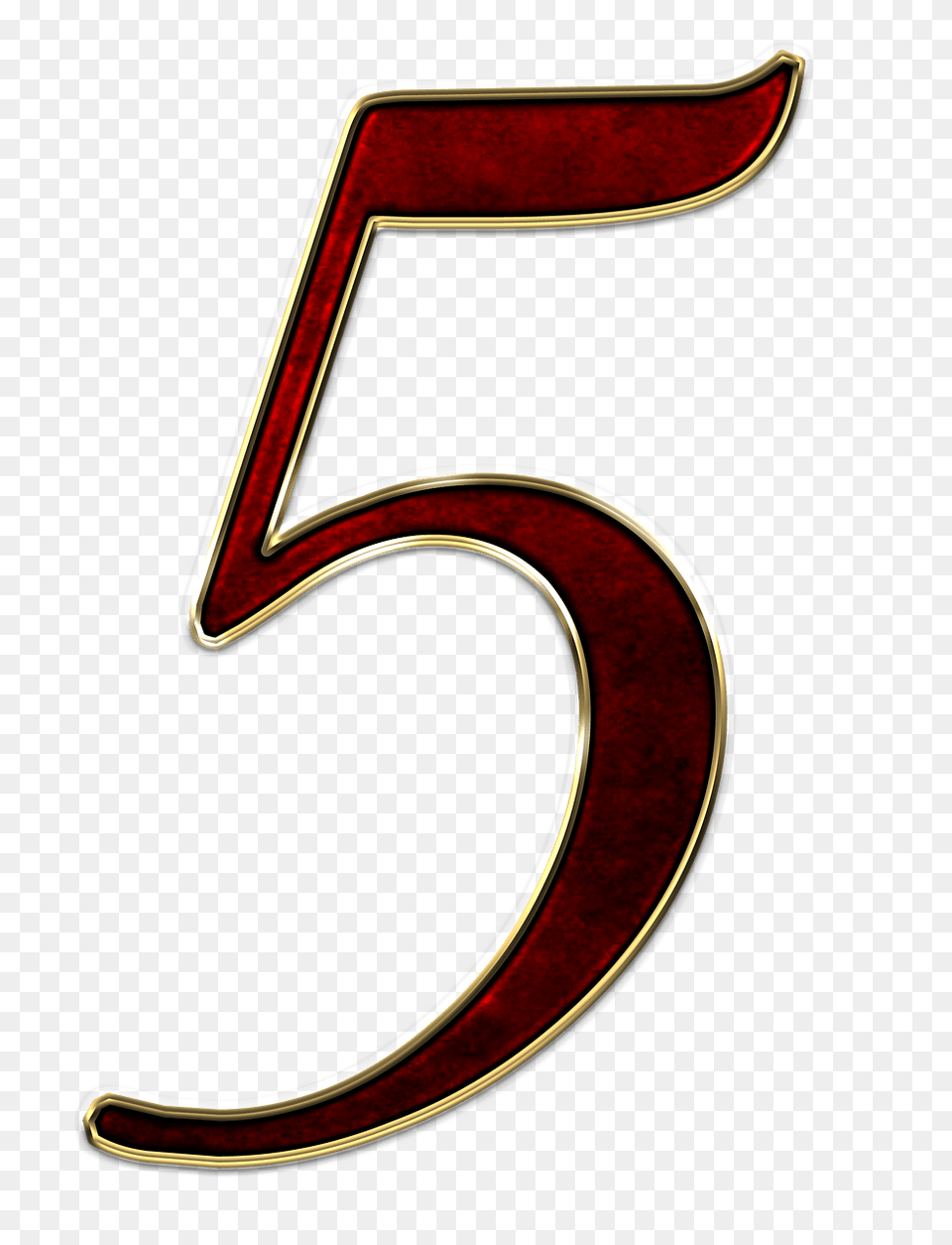 Number 5 Red, Symbol, Text, Blade, Razor Png