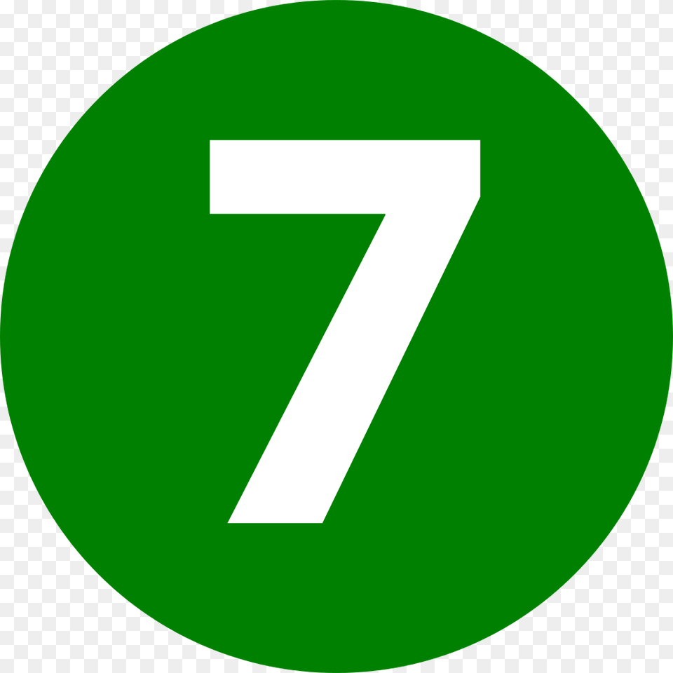 Number 7 Icon, Symbol, Text, Disk Free Png