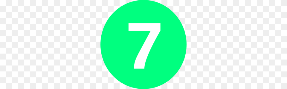 Number 7 Rounded Circle Md, Symbol, Text, Disk Free Png