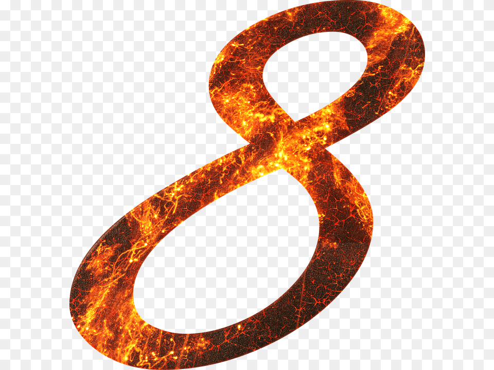 Number 8 Fire, Alphabet, Ampersand, Symbol, Text Png Image