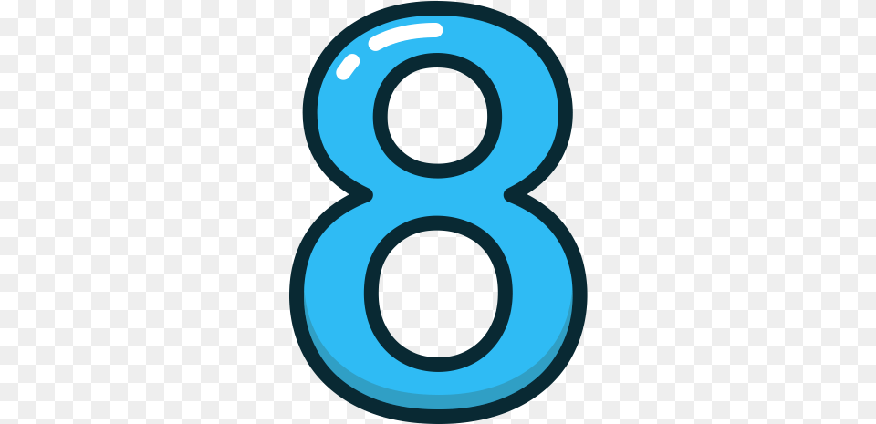 Number 8 High Eight Number, Symbol, Text Free Png Download