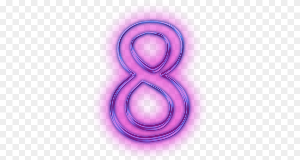 Number 8 Icon, Symbol, Text, Purple, Disk Free Png