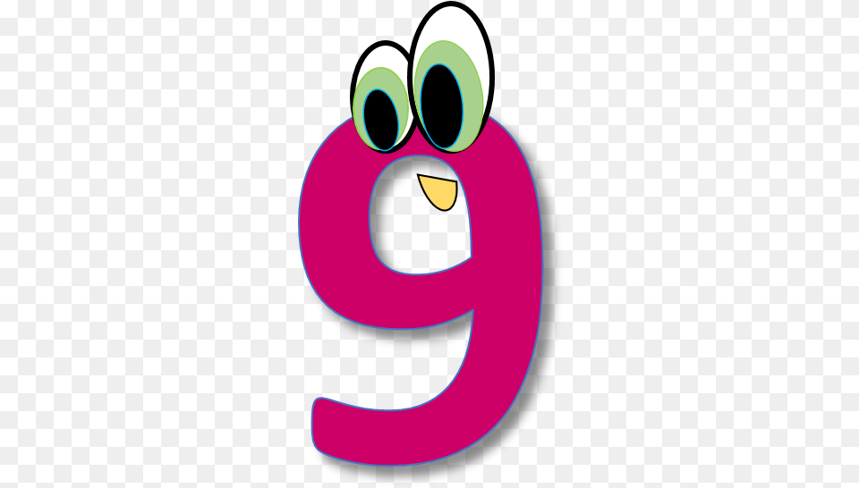 Number 9 Cliparts Numbers Cartoon, Text, Symbol Free Transparent Png