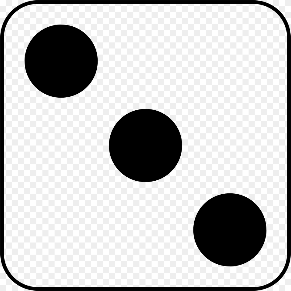 Number Dice Clipart Black And White, Gray Free Png